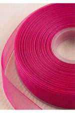 Organze Kurdele 3cm-23mt-fuşya(803)