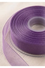 Organze Kurdele 3cm-23mt-lila(805)