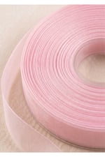 Organze Kurdele 3cm-23mt-pembe(503)
