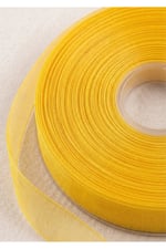Organze Kurdele 3cm-23mt-sarı(412)