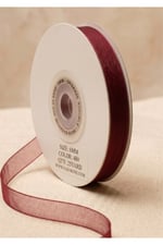 Organze Kurdele 6mm/23mt-bordo(1007)