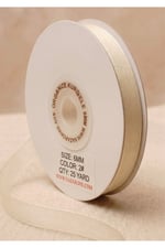 Organze Kurdele 6mm/23mt-krem(103)