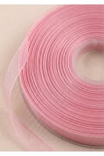 Organze Kurdele 6mm/23mt-pembe(503)