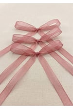 Organze Kurdele 6mm/23mt-pembe(503)