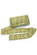 Organze Pul Dantel 3545(951) 13,5mt-altın