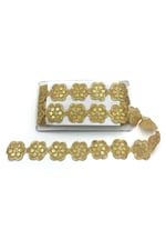 Organze Pul Dantel 4007 13,5mt-altın