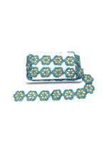 Organze Pul Dantel 4007 13,5mt-mavi