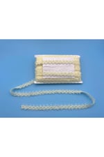 Organze Pul Dantel 7223 20mt-krem