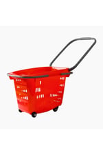PLASTİK TEKERLEKLİ ALIŞVERİŞ SEPETİ 35LT.