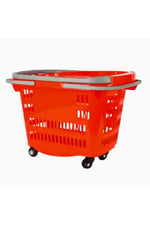 PLASTİK TEKERLEKLİ ALIŞVERİŞ SEPETİ 35LT.