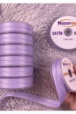 Saten Biye 2cm- 25mt- Açık Lila