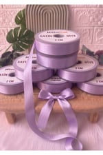 Saten Biye 2cm- 25mt- Açık Lila