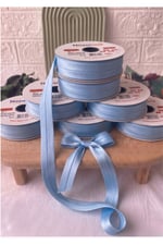 Saten Biye 2cm- 25mt- Bebe Mavisi