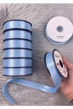 Saten Biye 2cm- 25mt- Bebe Mavisi