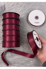 Saten Biye 2cm- 25mt-bordo