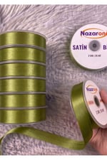Saten Biye 2cm- 25mt- Çağla Yeşil