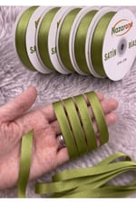Saten Biye 2cm- 25mt- Çağla Yeşil