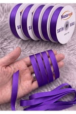 Saten Biye 2cm- 25mt- Eflatun