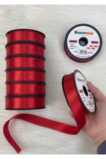 Saten Biye 2cm- 25mt- Kırmızı