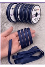 Saten Biye 2cm- 25mt- Koyu Lacivert