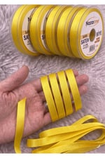 Saten Biye 2cm- 25mt- Koyu Sarı