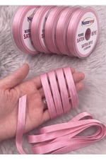 Saten Biye 2cm- 25mt- Pembe