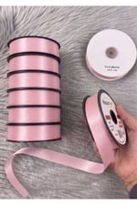 Saten Biye 2cm- 25mt- Şeker Pembe