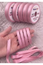 Saten Biye 2cm- 25mt- Şeker Pembe