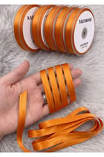 Saten Biye 2cm- 25mt- Turuncu
