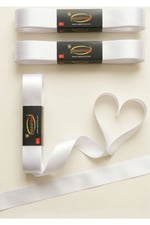 Saten Kurdele 1cm-10mt-beyaz(101)