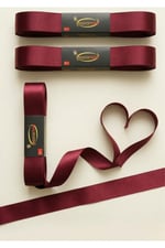 Saten Kurdele 1cm-10mt-bordo(1007)