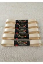 Saten Kurdele 1cm-10mt-krem(103)