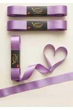 Saten Kurdele 1cm-10mt-lila(805)