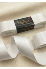 Saten Kurdele 3cm-10mt-beyaz(101)