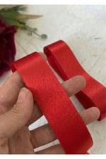 Saten Kurdele 3cm-10mt-kırmızı(1102)
