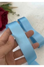 Saten Kurdele 3cm-10mt-mavi(1206)