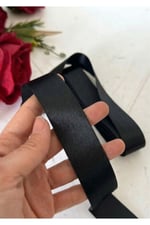 Saten Kurdele 3cm-10mt-siyah(1812)