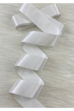 Saten Kurdele 4cm-10mt-beyaz(101)