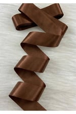 Saten Kurdele 4cm-10mt-kahverengi(208)