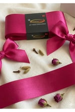 Saten Kurdele 6cm-10mt-fuşya(803)
