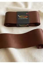 Saten Kurdele 6cm-10mt-kahverengi(208)