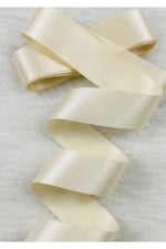 Saten Kurdele 6cm-10mt-krem(103)