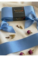 Saten Kurdele 6cm-10mt-mavi(1206)