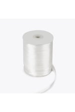 Saten Kurdele 6mm-500mt-beyaz(101)