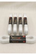Saten Simli Kurdele 1cm-10mt-beyaz(101)