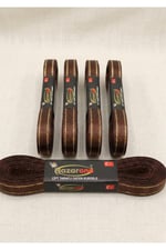 Saten Simli Kurdele 1cm-10mt-kahverengi(208)