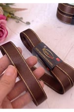 Saten Simli Kurdele 2cm-10mt-kahverengi(208)