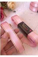 Saten Simli Kurdele 2cm-10mt-pembe