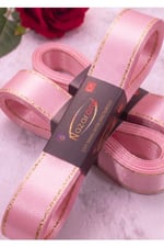 Saten Simli Kurdele 2cm-10mt-pembe