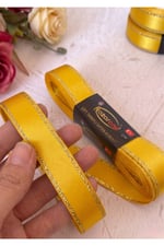 Saten Simli Kurdele 2cm-10mt-sarı